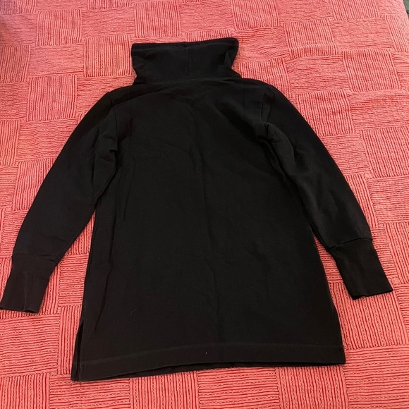 Joe Fresh women’s size small Black tunic sweater Top with loose turtleneck - Picture 11 of 12